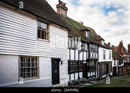 East Sussex, Royaume-Uni, septembre 2022, vue sur Thomas House dans West Street dans la ville médiévale de Rye Banque D'Images