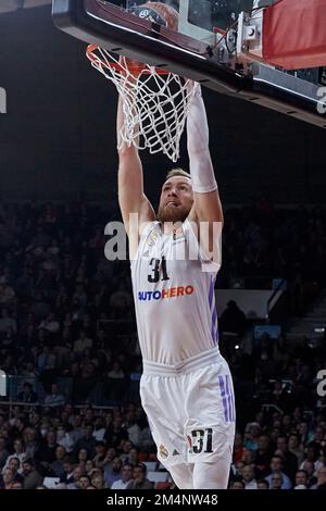 2022/23 Euroligue | FC Bayern München vs Real Madrid. MUSA Dzanan (Real Madrid Basketball RMB31) Banque D'Images