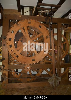 Horloge de la plus grande horloge de coucou du monde 1st, Schonach près de Triberg, Forêt Noire, Allemagne Banque D'Images