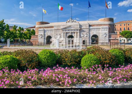 Porte de la ville de Porta Nuova, Vérone, Vénétie, Italie du Nord, Italie Banque D'Images