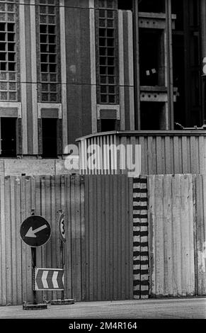 GDR, Berlin, 18. 03. 1989, chantier Friedrichstrasse Banque D'Images