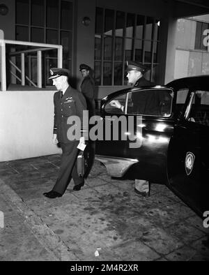 Session ministérielle de l'OTAN. Photographies des programmes du Plan Marshall, des pièces justificatives et du personnel Banque D'Images