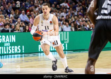 Madrid, Espagne. 22nd décembre 2022. 22th décembre 2022; Centre Wizink; Madrid; Espagne; Turkish Airlines EuroLeague Basketball; Real Madrid vs LDLC Asvel Villeurbanne;; Mario Hezonja (Madrid) 900/Cordonnon Press Credit: CORDONE PRESS/Alay Live News Banque D'Images