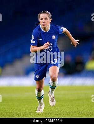 Jessie Fleming de Chelsea pendant le match de l'UEFA Women's Champions League Group A à Stamford Bridge, Londres. Date de la photo: Jeudi 22 décembre 2022. Banque D'Images