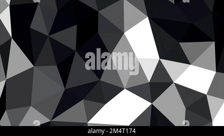 Arrière-plan gris. Design.Bright puzzles illuminés de mosaïques chatoyant avec différentes nuances de gris dans l'animation. 4K images de haute qualité Banque D'Images