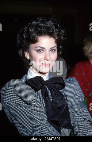 Delta Burke à la Réunion SOAP un an après son annulation. La fête coïncide avec le tournage de son premier segment il y a cinq ans. Chasen's à Beverly Hills, Californie sur 30 août 1982. Crédit: Ralph Dominguez/MediaPunch Banque D'Images