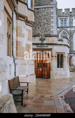 Windsor, Royaume-Uni, 22 décembre 2022 - Château de Windsor de l'extérieur Banque D'Images