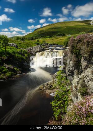 Claerwen Falls Banque D'Images