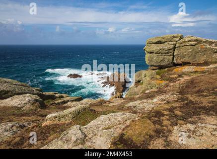 Gwennap Head West Cornwall Banque D'Images