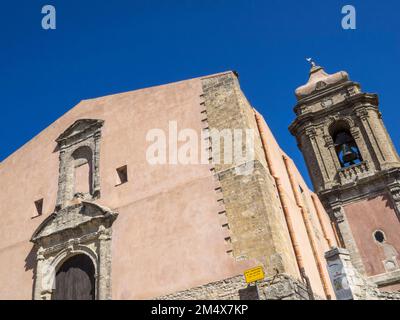 Eglise de San Guillano, Erice, Sicile, Italie, Europe Banque D'Images