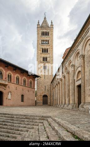 Clocher à Massa Marittima, Toscane, Italie Banque D'Images