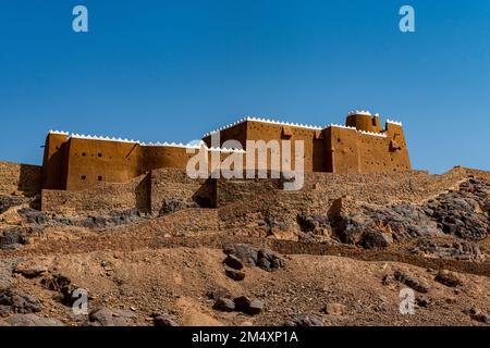 Arabie Saoudite, province de Hail, Ha’il, extérieur du fort historique AArif Banque D'Images