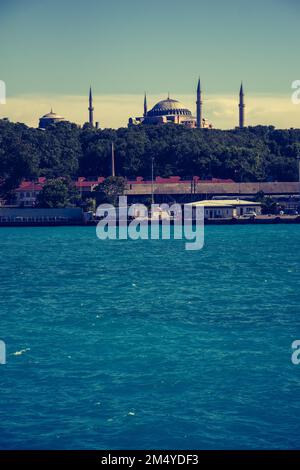 Horizon de la ville de Stanbul. Voyage Turquie arrière-plan. Vue panoramique sur la ville Banque D'Images