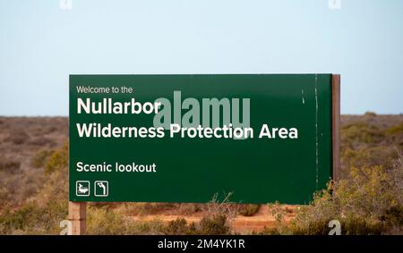 Parc national de Nullarbor - Australie méridionale Banque D'Images