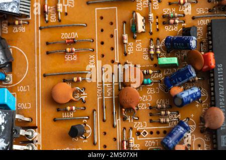 circuit imprimé, calculateur démonté Banque D'Images