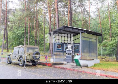 Geisa, Allemagne - 14 septembre 2022: Musée point Alpha base militaire américaine à Geisa à Thuringen en Allemagne Banque D'Images