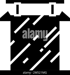 anodes illustration du vecteur d'icône de glyphe cuivré Illustration de Vecteur