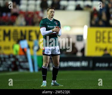 Chris Ashton de Leicester Tigers lors du match Gallagher Premiership Leicester Tigers contre Gloucester Rugby à Welford Road, Leicester, Royaume-Uni, 24th décembre 2022 (photo de Nick Browning/News Images) Banque D'Images