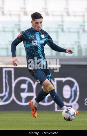 Turin, Italie, le 22nd décembre 2022. Alen Grgic de Rijeka lors du match amical au stade Allianz de Turin. Le crédit photo devrait se lire: Jonathan Moscrop / Sportimage Banque D'Images
