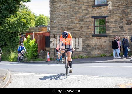 Ironman UK course cycliste sur route à Bolton Greater Manchester 2022 Banque D'Images