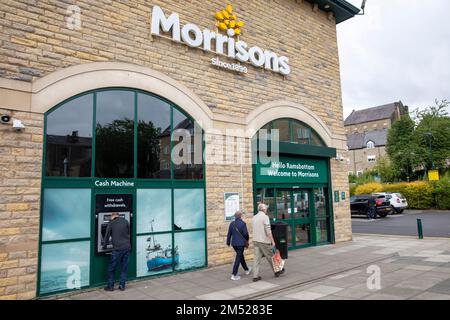 Supermarché Morrisons à Ramsbottom, Greater Manchester, Royaume-Uni Banque D'Images