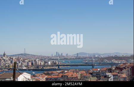 Une vue de la Corne d'Or d'Istanbul Banque D'Images