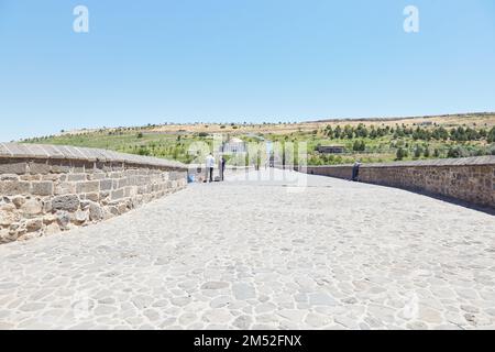 Pont Dicle de Diyarbakir au-dessus du Tigre Banque D'Images