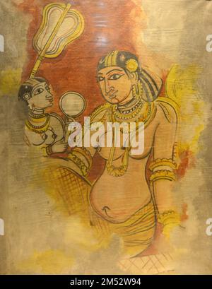 Palais Thirumalai Nayak à Madurai, Tamil Nadu, Inde. Banque D'Images