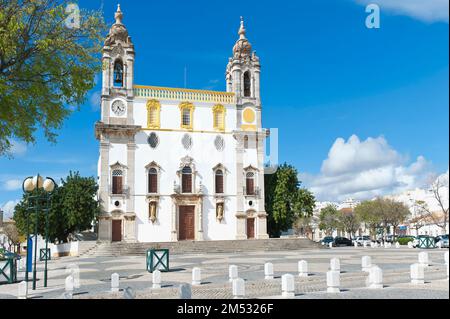 Notre Dame du Mont Carmel, ou Eglise do Carmo, Faro, Algarve, Portugal Banque D'Images