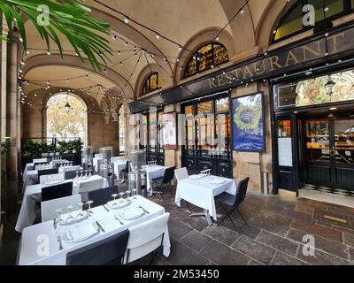 Restaurant 7 portes. Porxos d'eng Guifré, Pla de Palaos. Barcelone, Catalogne, Espagne. Banque D'Images