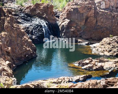 Upper Pool & Falls, Edith Falls (Leliyn), parc national de Nitmiluk, territoire du Nord, Australie Banque D'Images