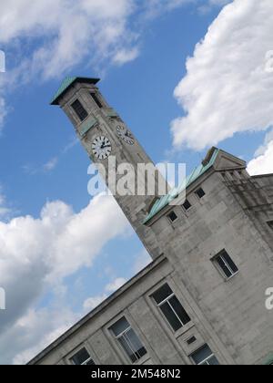 Centre civique et tour de l'horloge, maison de Southampton, Conseil municipal, Hampshire, Angleterre, ROYAUME-UNI Banque D'Images