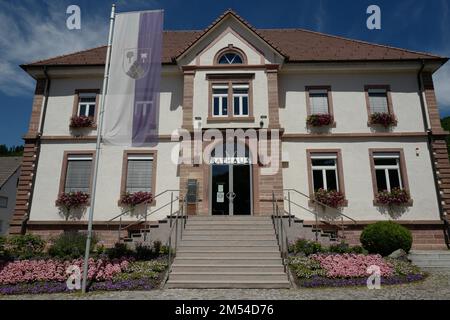 Hôtel de ville de Glottertal dans la Forêt Noire en Allemagne Banque D'Images