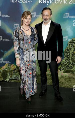 Sunneva Ása Weisshappel et Baltasar Kormákur ont assisté aux Prix du film européen 35th 2022 à la salle de conférence et de concert Harpa sur 10 décembre 2022 à Reykjavik, en Islande. Banque D'Images