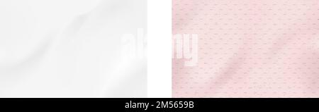 Motif rose sans couture avec texture à pois en papier essuie-tout Illustration de Vecteur