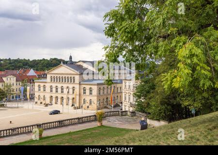 Coburg, Allemagne - 16 septembre 2022: Palce d'Ehrenburg dans l'ancienne ville de Coburg en haute-Franconie, Bavière en Allemagne Banque D'Images