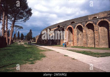 Anfiteatro romano di Pompei Banque D'Images