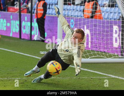 Londres ANGLETERRE - 26 décembre: Le Marek Rodak de Fulham pendant l'échauffement avant le match pendant le match de football de la première ligue anglaise entre Crystal Palace aga Banque D'Images