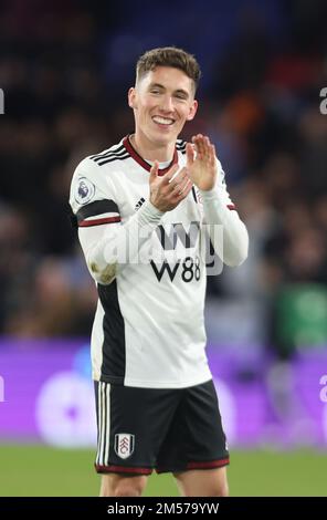 Londres ANGLETERRE - 26 décembre:Harry Wilson de Fulham après le match de football de la première ligue anglaise entre Crystal Palace et Fulham à Selhurst Park, Banque D'Images