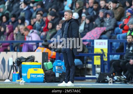 Preston, Royaume-Uni. 26th décembre 2022. Ryan Lowe Directeur de Preston North End pendant le match de championnat Sky Bet Preston North End vs Huddersfield Town à Deepdale, Preston, Royaume-Uni, 26th décembre 2022 (photo de Gareth Evans/News Images) à Preston, Royaume-Uni, le 12/26/2022. (Photo de Gareth Evans/News Images/Sipa USA) Credit: SIPA USA/Alay Live News Banque D'Images