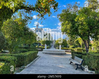 Vue extérieure du musée archéologique de Sparta situé dans la ville de Sparta, Laconia, Grèce. Il abrite des milliers de découvertes de l'ancienne Acropole o Banque D'Images