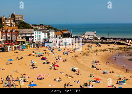 Angleterre, Kent, Broadlairs, vue à angle élevé de Broadlairs Beach *** Légende locale *** Plage, plages, Grande-Bretagne, Grande-Bretagne, Broadlairs, Broadlairs Beach, CH Banque D'Images