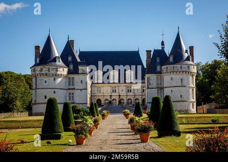 Le Château de Mesnieres en Bray en Normandie Banque D'Images