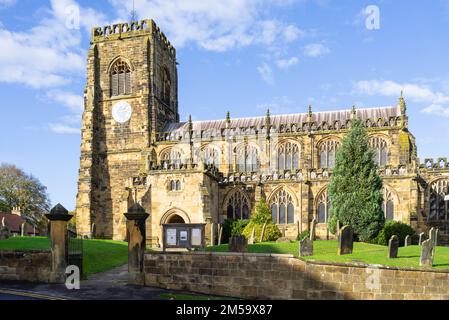 Thirsk North Yorkshire Thirsk St Mary's Church Kirkgate Thirsk North Yorkshire Angleterre GB Europe Banque D'Images