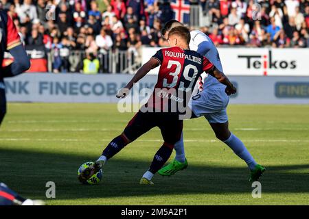 Cagliari, Italie. 26th décembre 2022. Christos Kourfalidis de Cagliari Calcio pendant Cagliari vs Cosenza, match de football italien série B à Cagliari, Italie, 26 décembre 2022 crédit: Agence de photo indépendante/Alamy Live News Banque D'Images