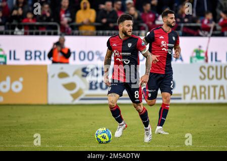 Cagliari, Italie. 26th décembre 2022. Nahitan Nandez de Cagliari Calcio pendant Cagliari vs Cosenza, match italien de football série B à Cagliari, Italie, 26 décembre 2022 crédit: Agence de photo indépendante/Alamy Live News Banque D'Images