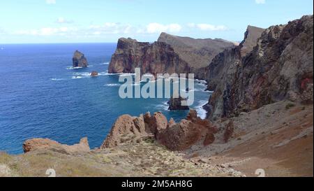 Côte Est de l'île de Madère - Ponta de Sao Lourenco Banque D'Images
