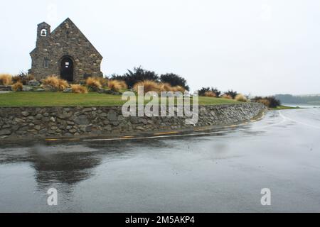 Une belle photo de l'église du bon Berger en Nouvelle-Zélande Banque D'Images