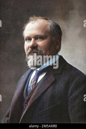 Raymond Poincaré (1860-1934), président de la République française. 1910 Banque D'Images