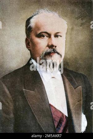 Raymond Poincaré (1860-1934), président de la République française. Banque D'Images